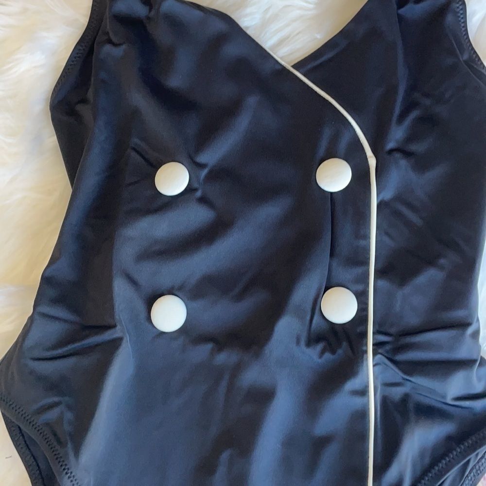 Solid & Striped One Piece - Picture 6 of 7
